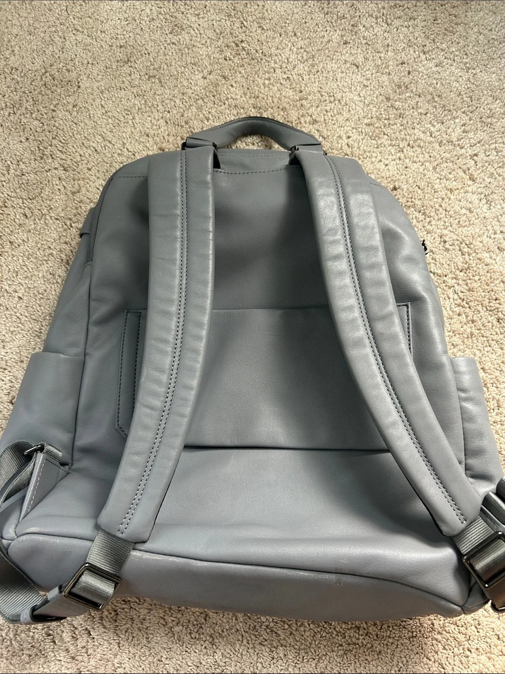 Tumi Ruby Laptop Backpack in Gray Leather